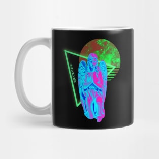 Vaporwave Aesthetic Angel Synthwave Mug